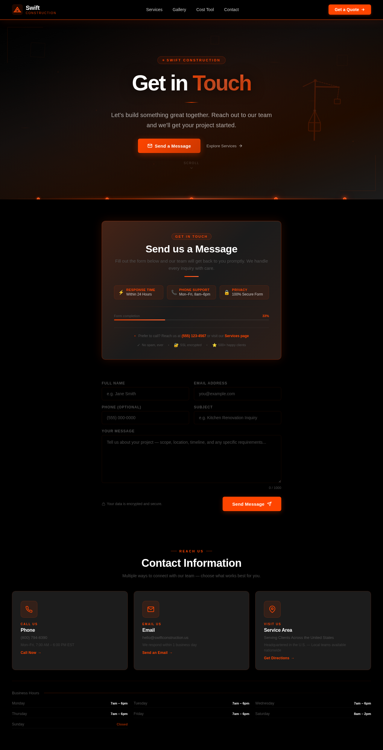 Contact design preview