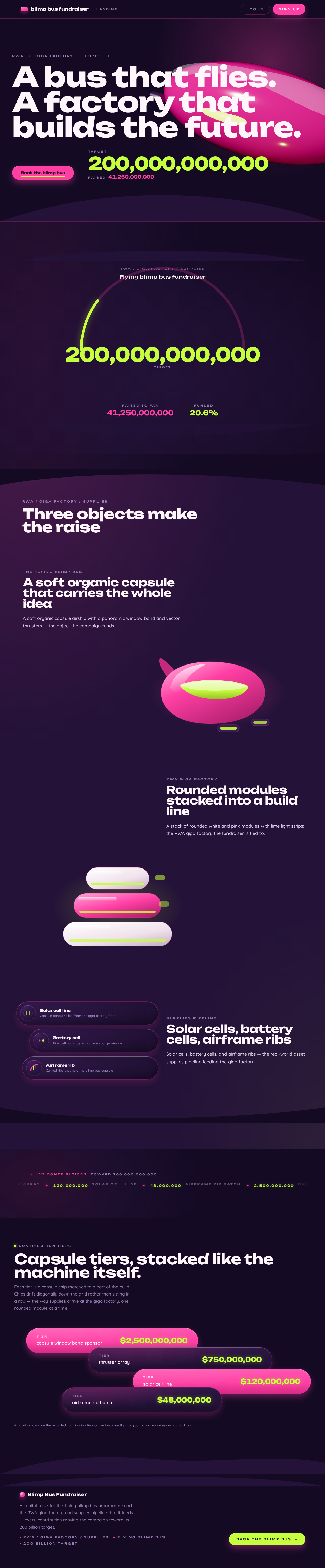 Landing design preview