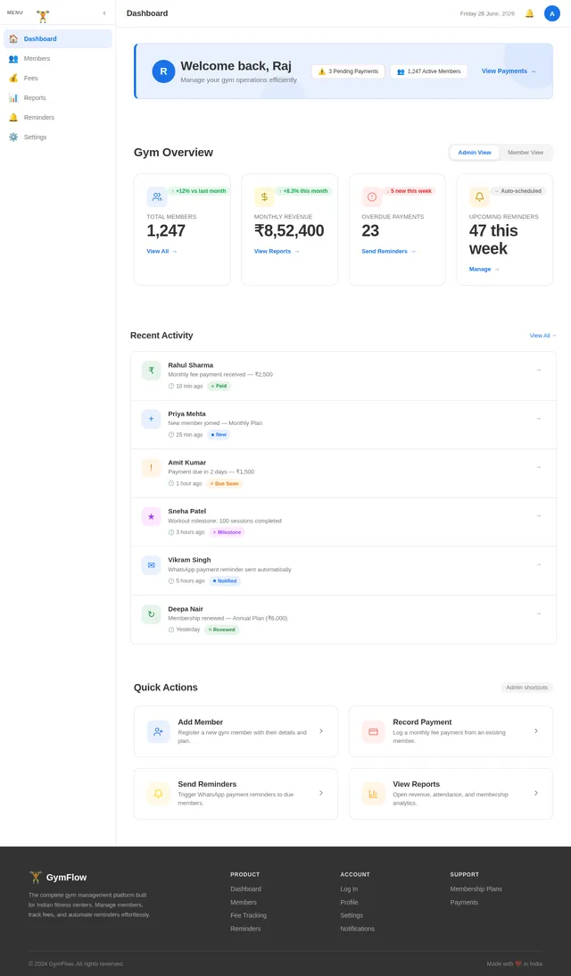 Dashboard
