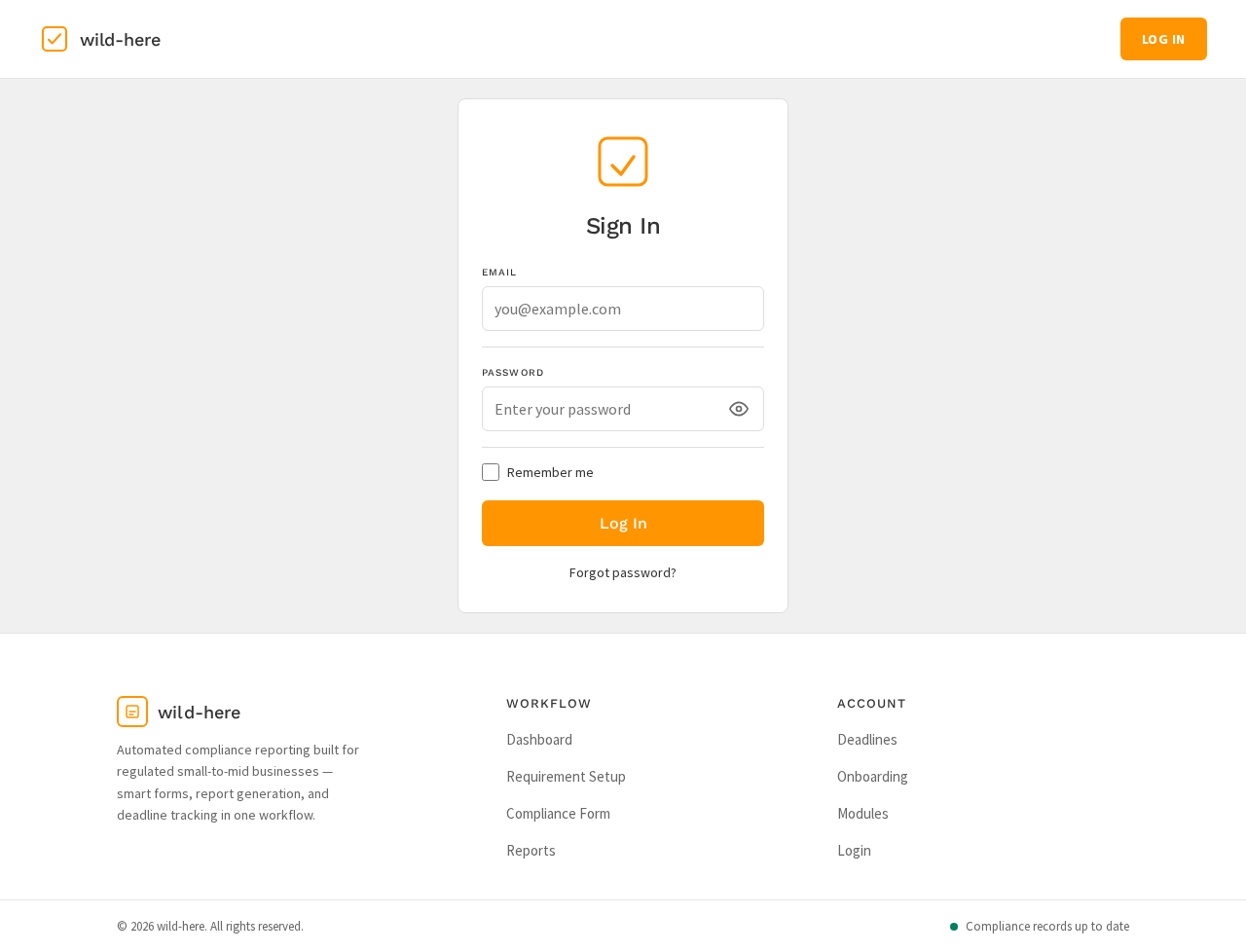 Login design preview