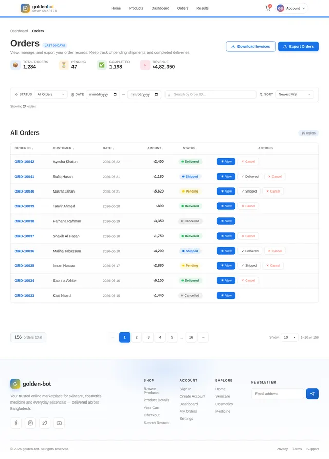 Orders
