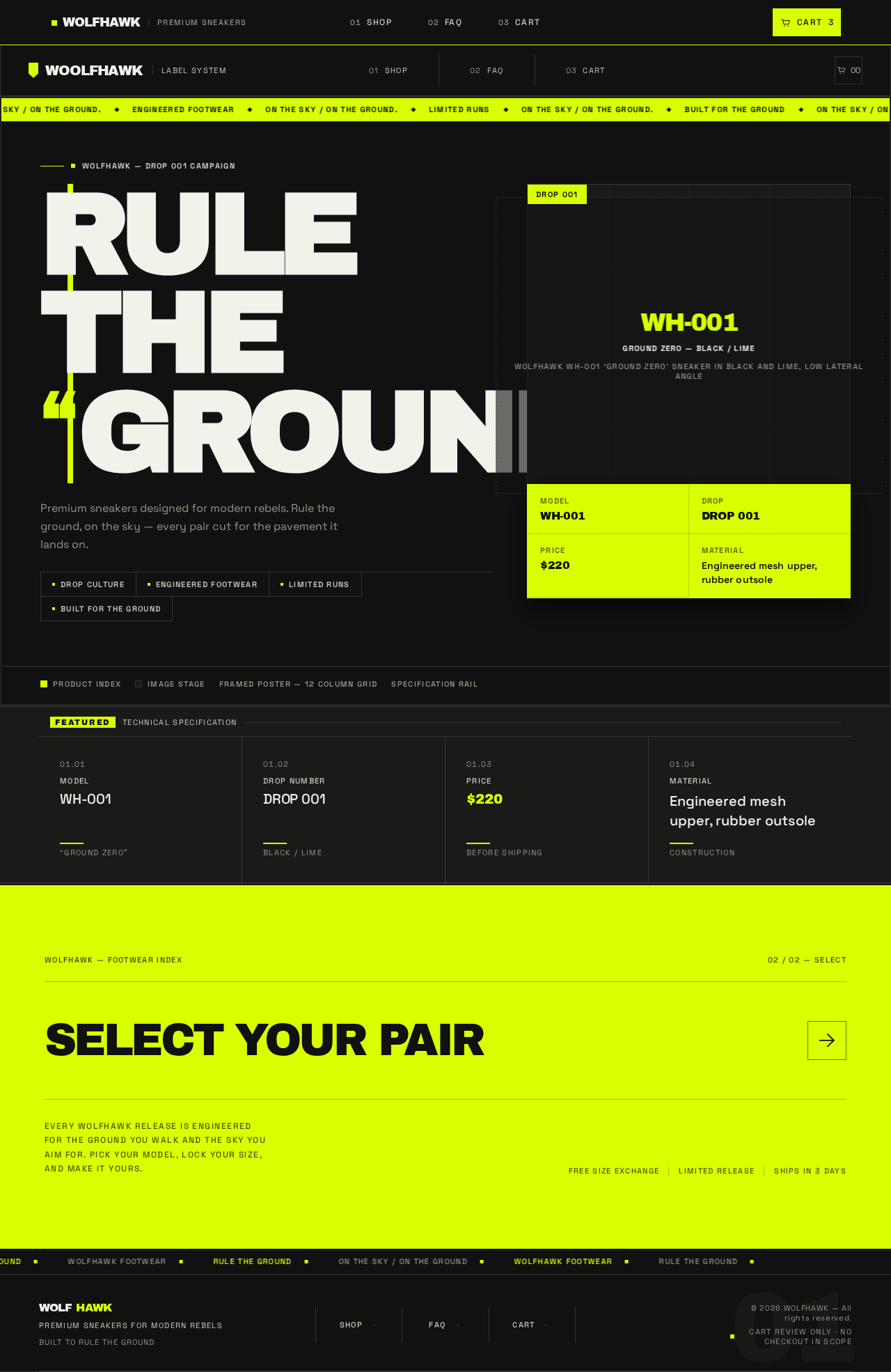 Landing design preview