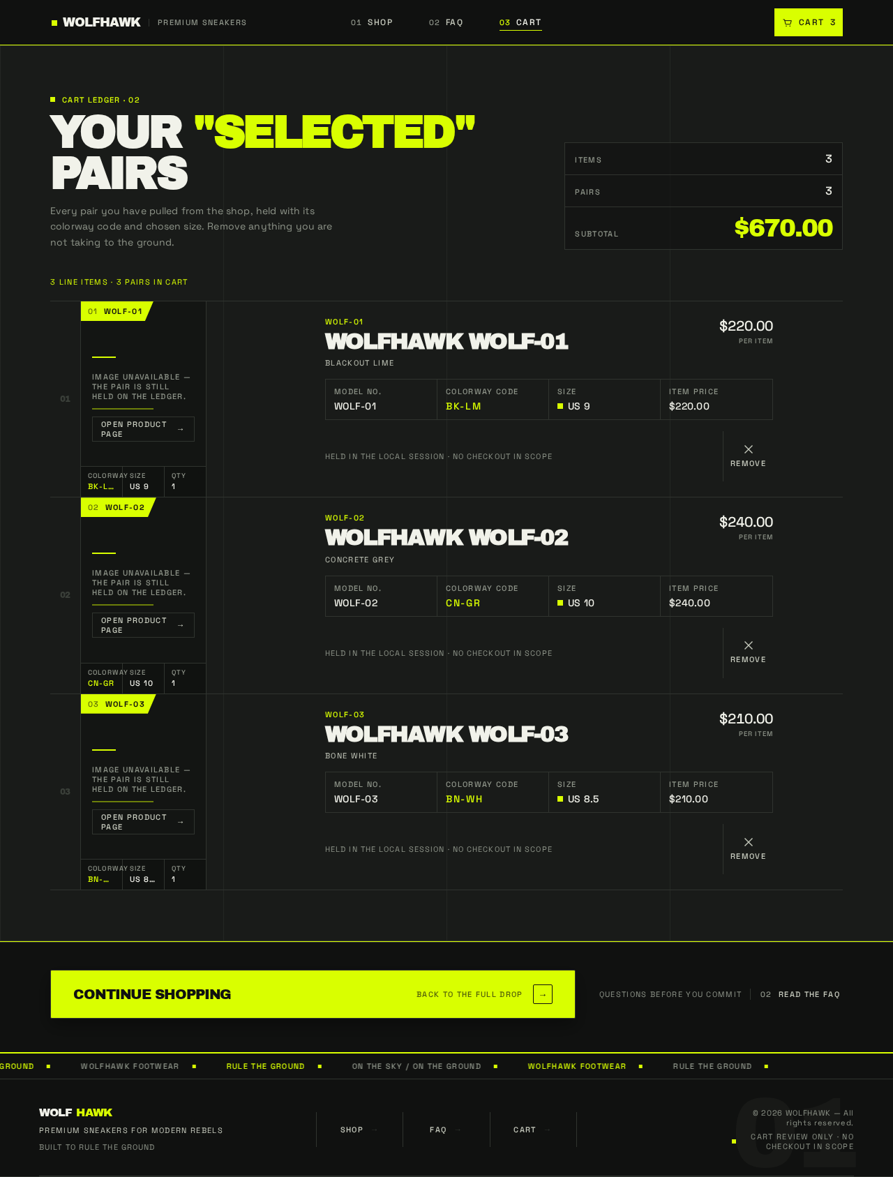 Cart design preview