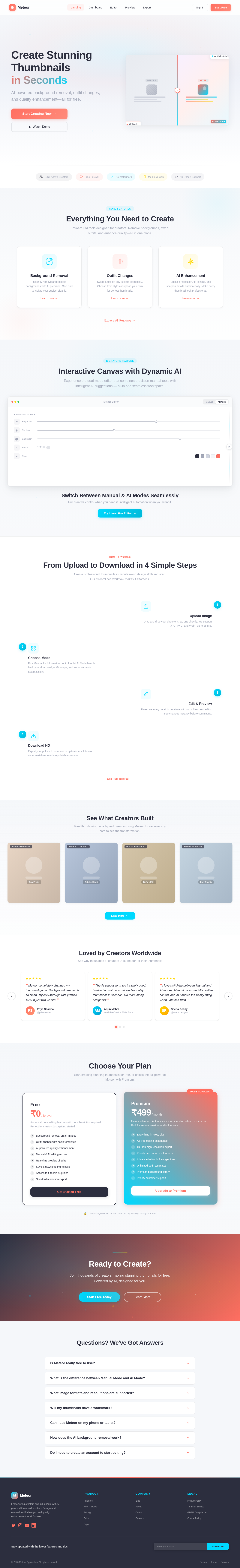 Landing design preview