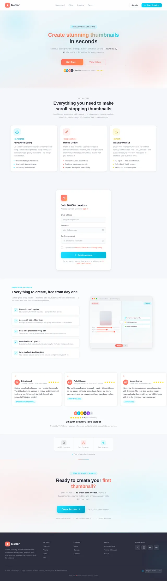 Signup