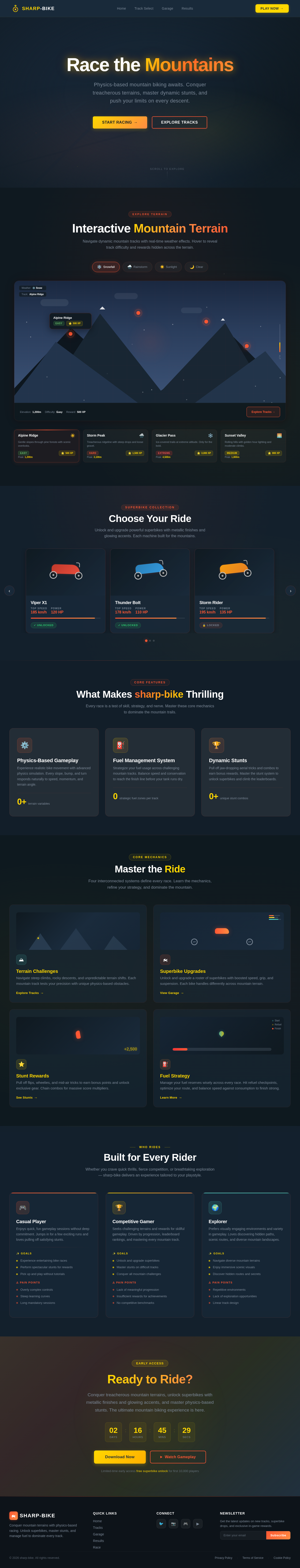 Landing design preview