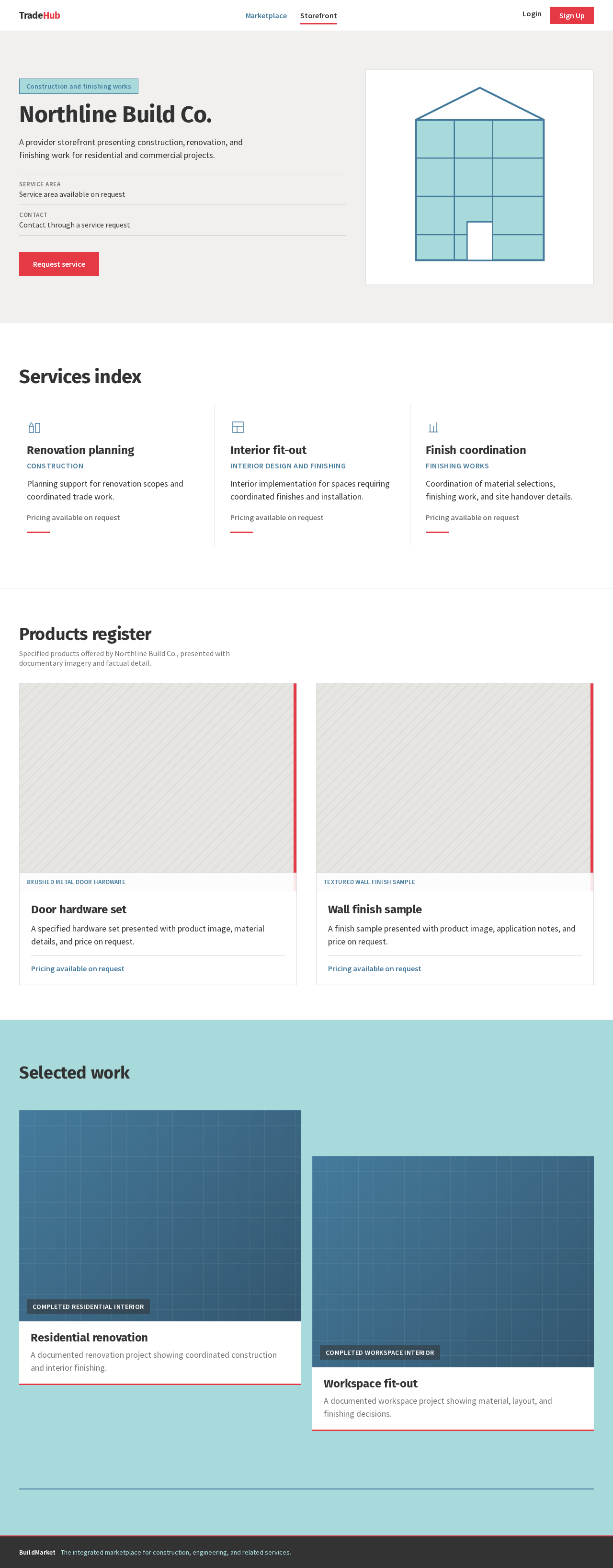 Storefront design preview