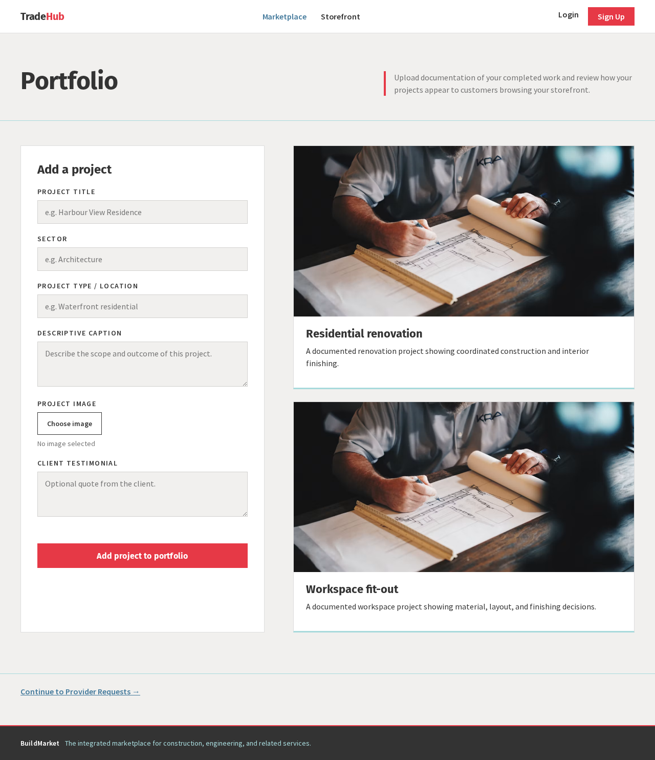 Portfolio design preview