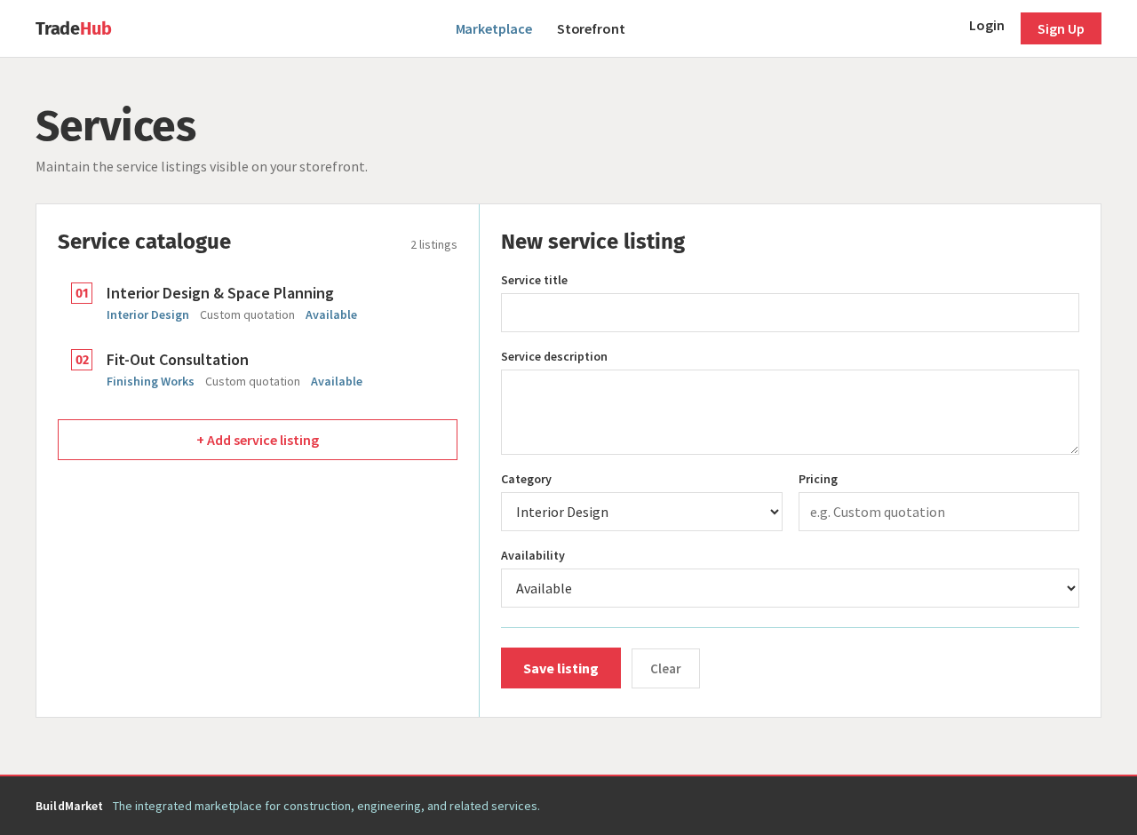 Services design preview