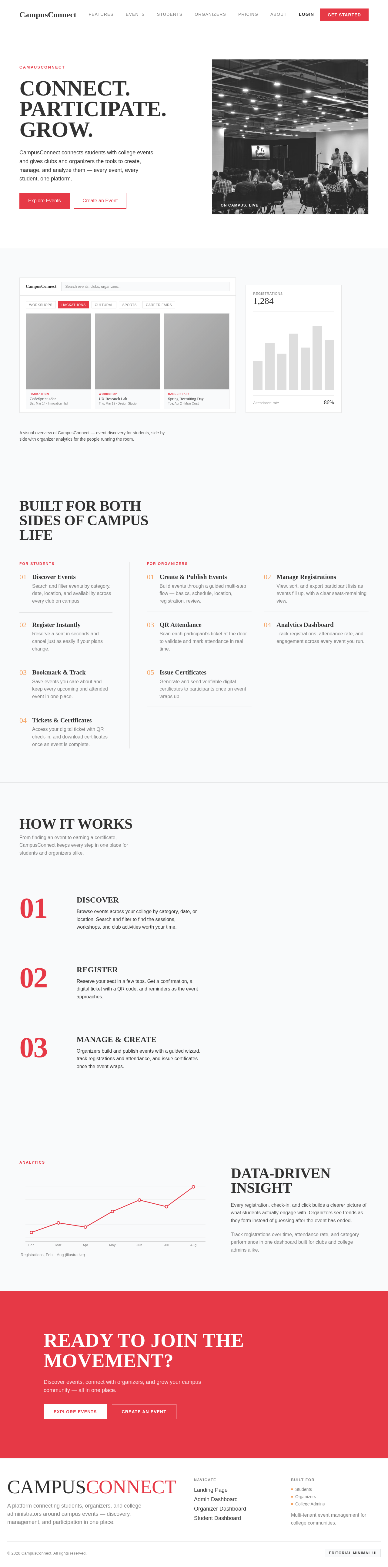 Landing Page design preview