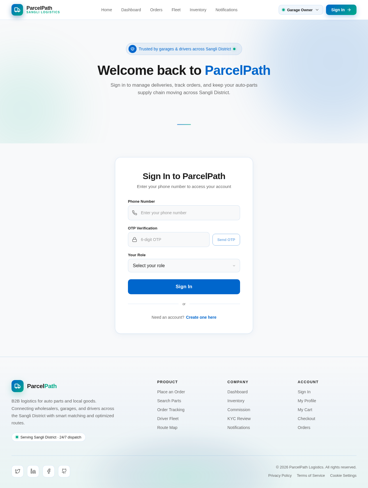 Login design preview