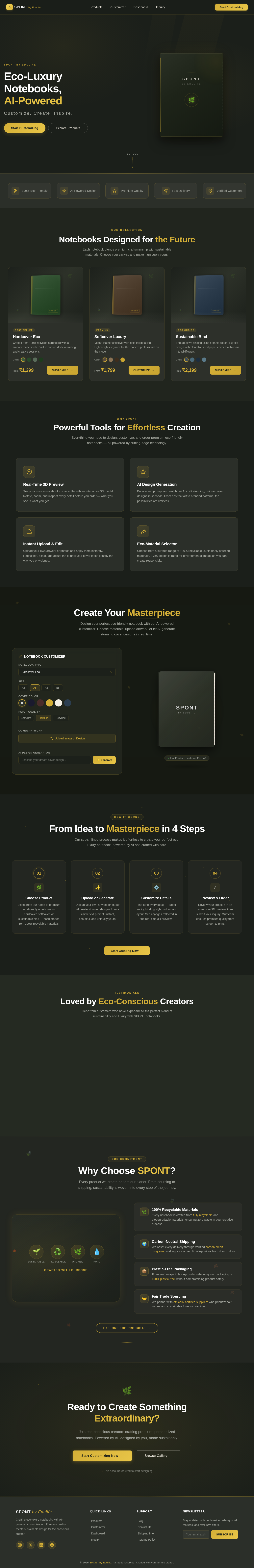 Landing design preview