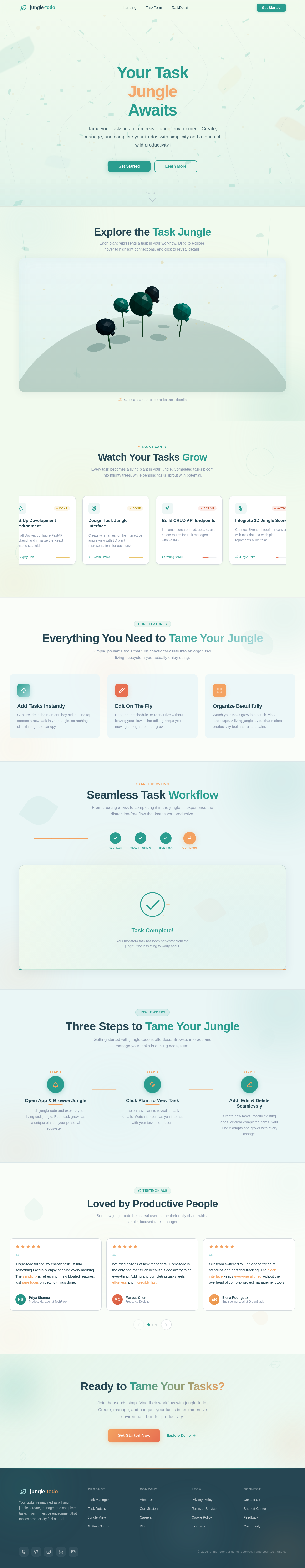 Landing design preview