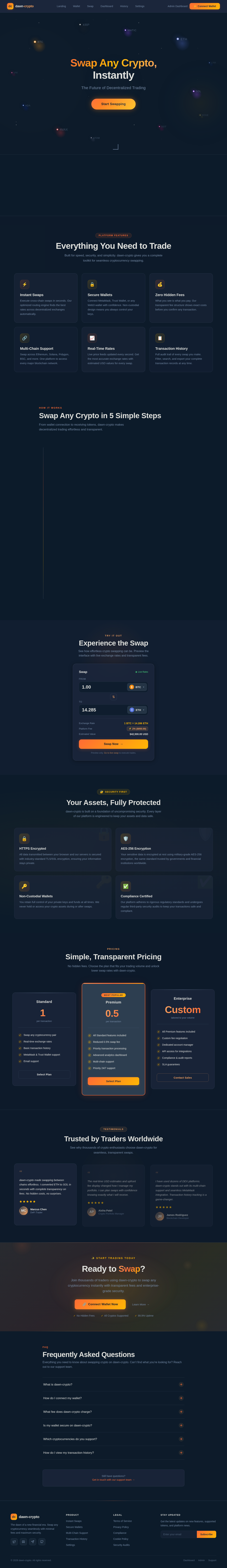 Landing design preview