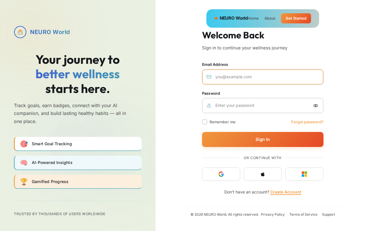 Login design preview