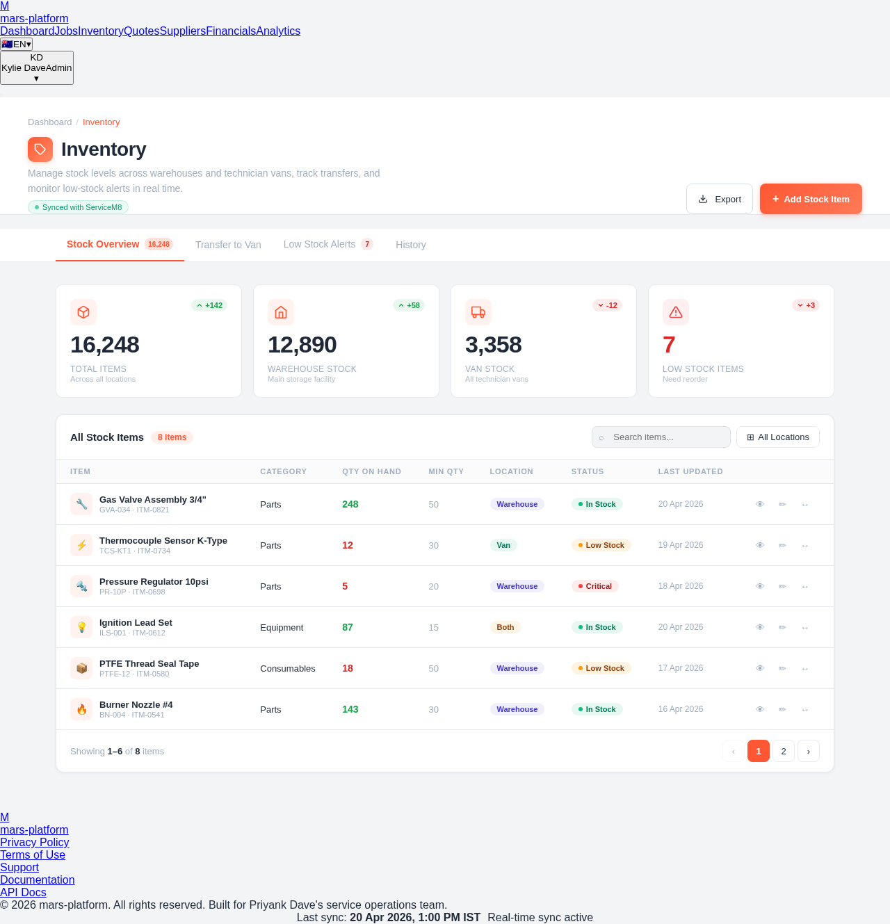 Suppliers design preview