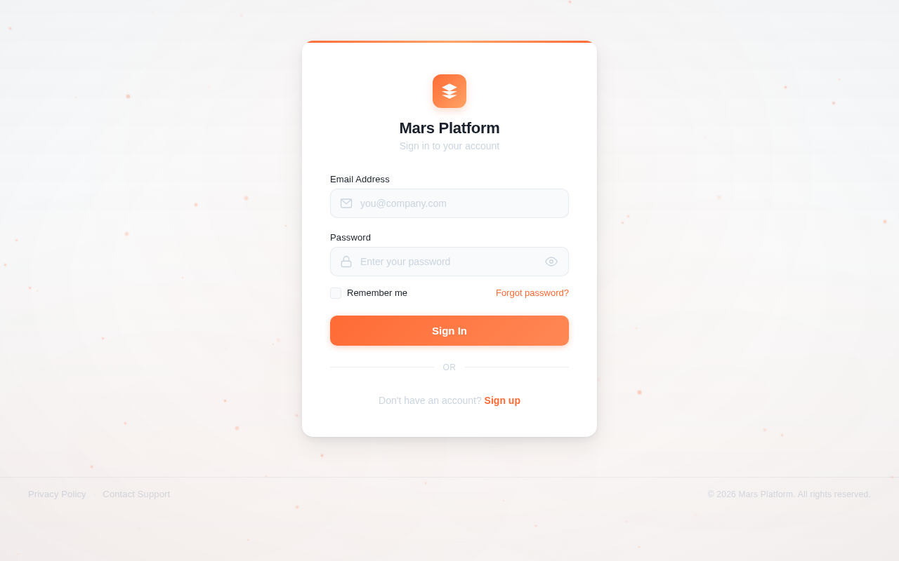 Login design preview