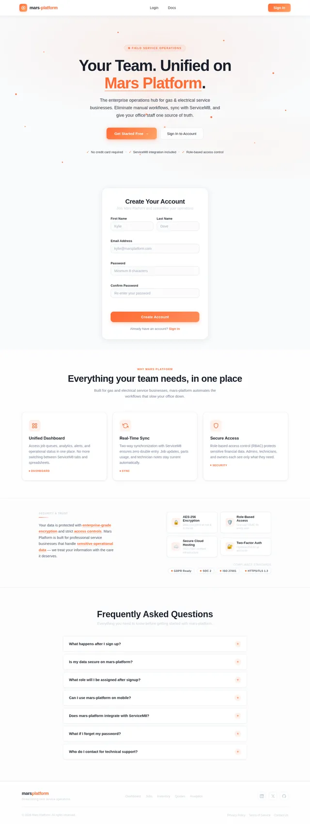 Signup