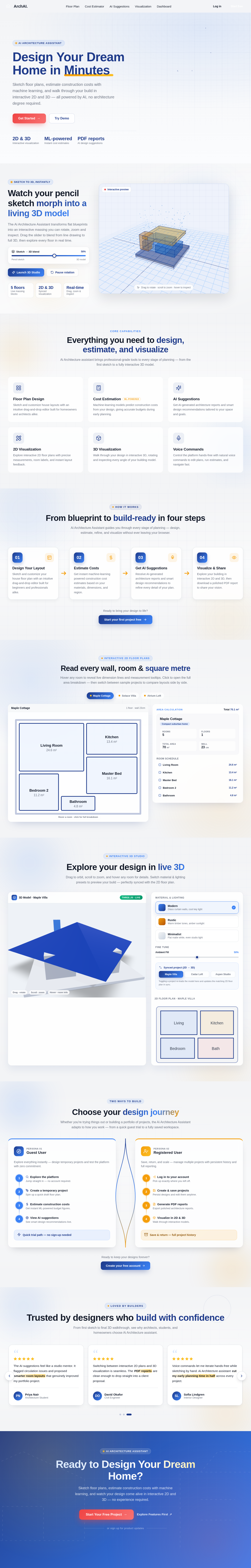 Landing design preview