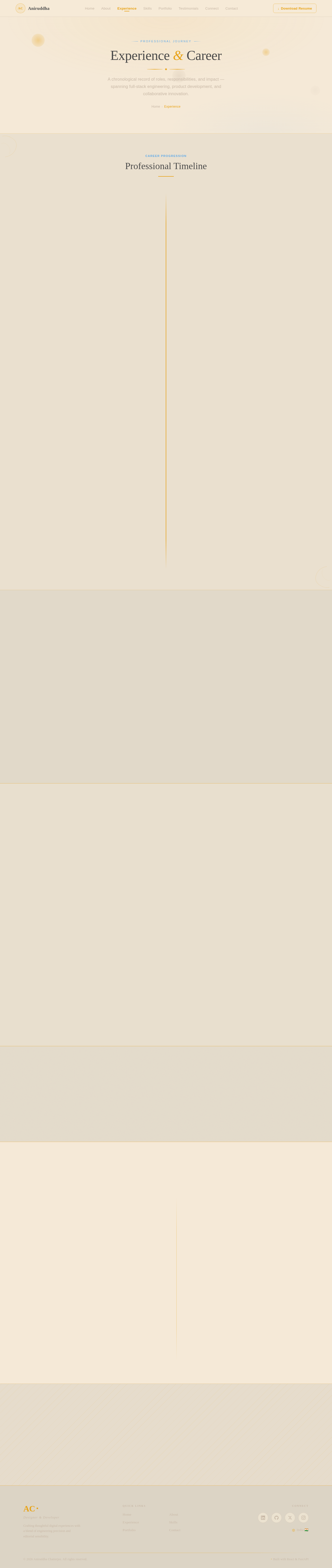 Experience design preview