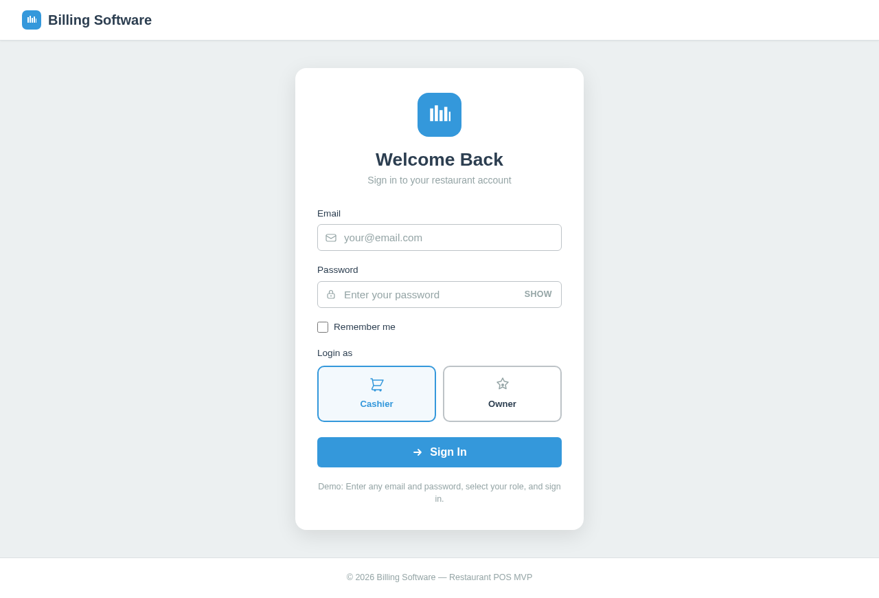 Authentication design preview