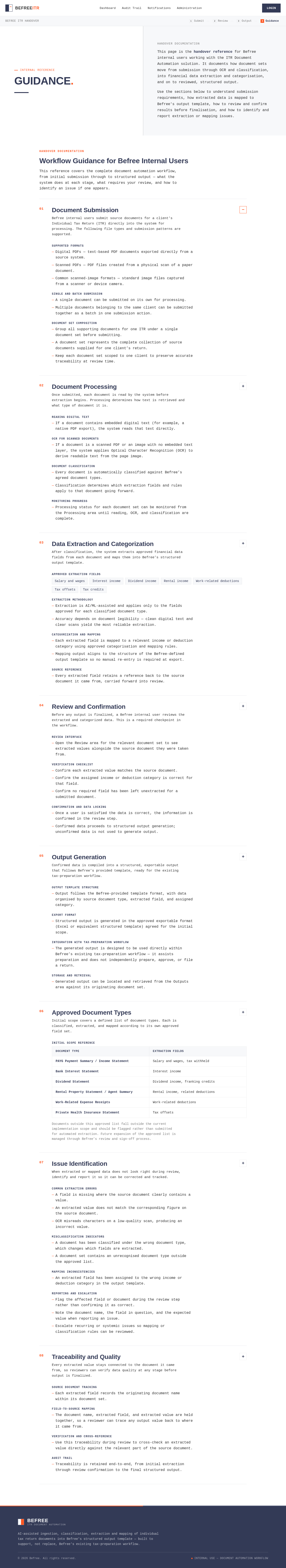 Guidance design preview