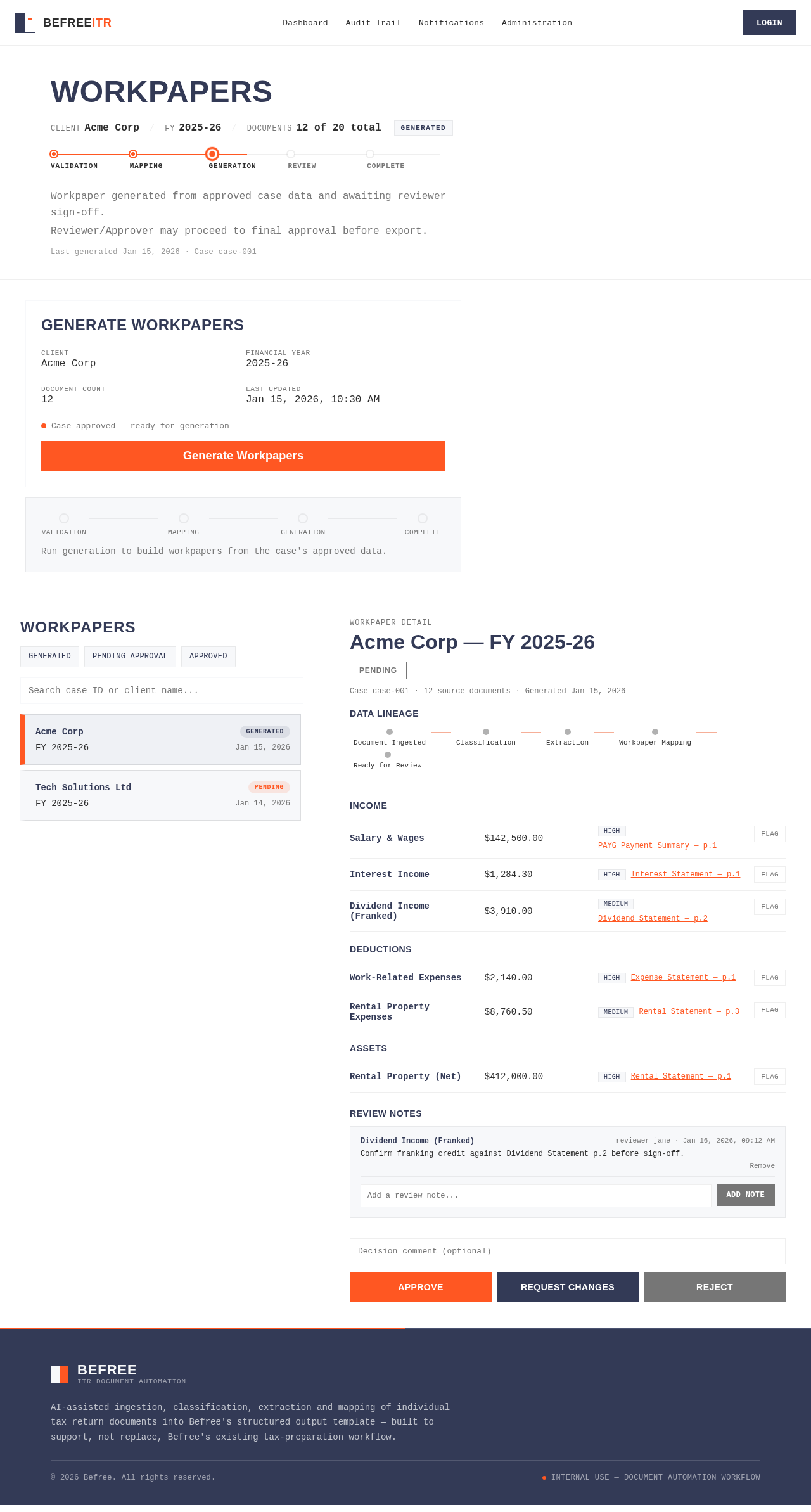 Workpapers design preview