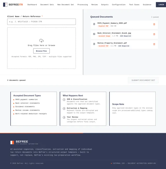 New Document Set