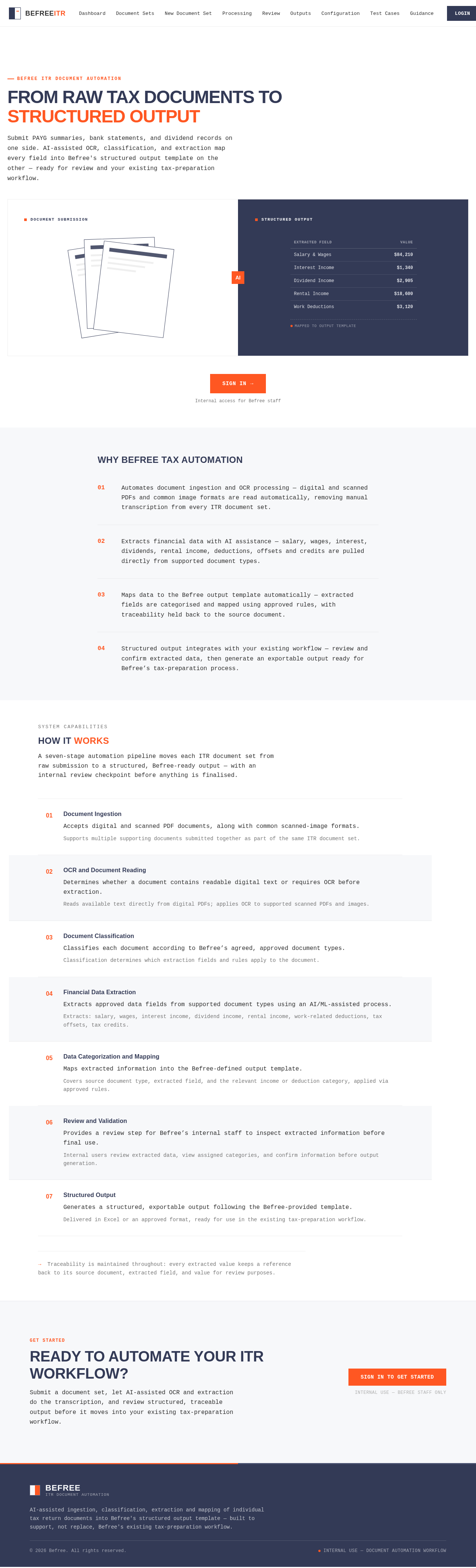 Landing design preview