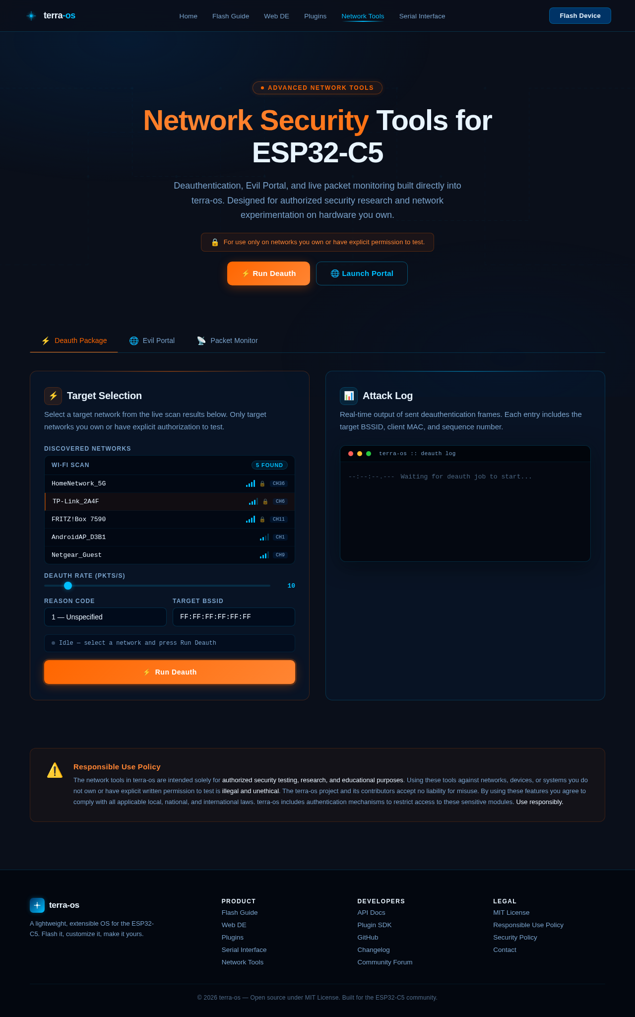 Network Tools design preview