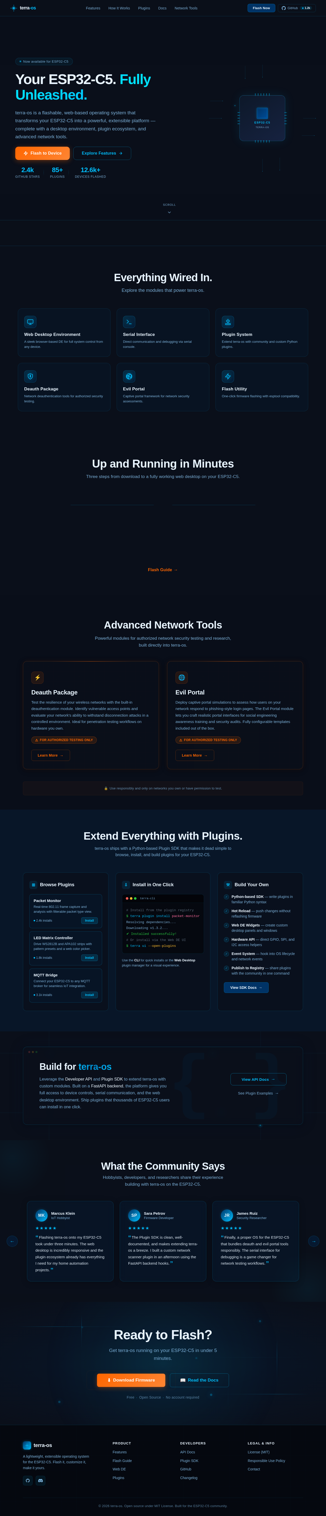 Landing design preview