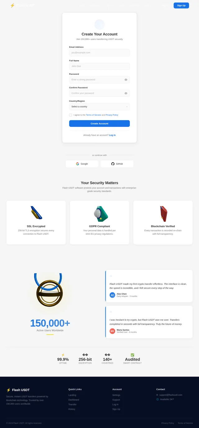 Signup