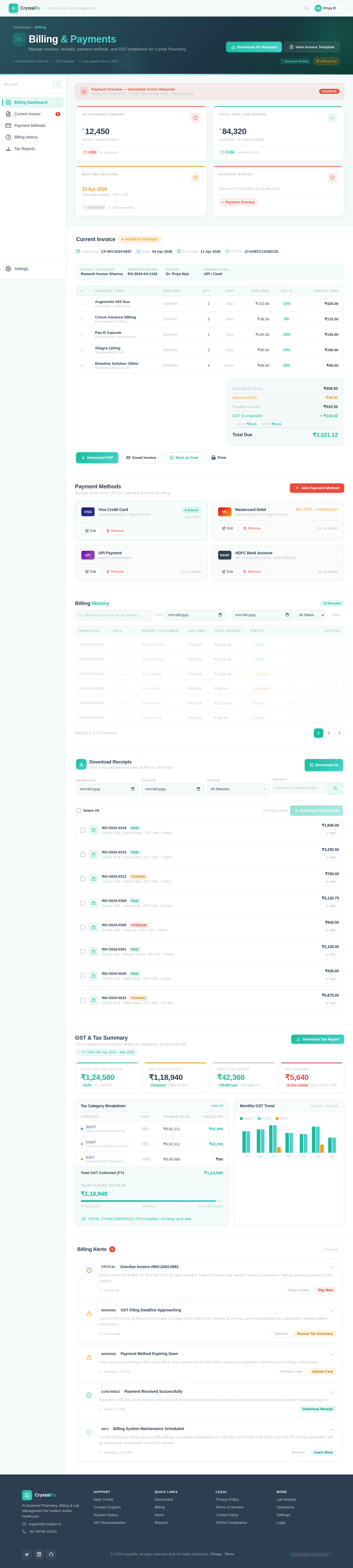 Billing design preview