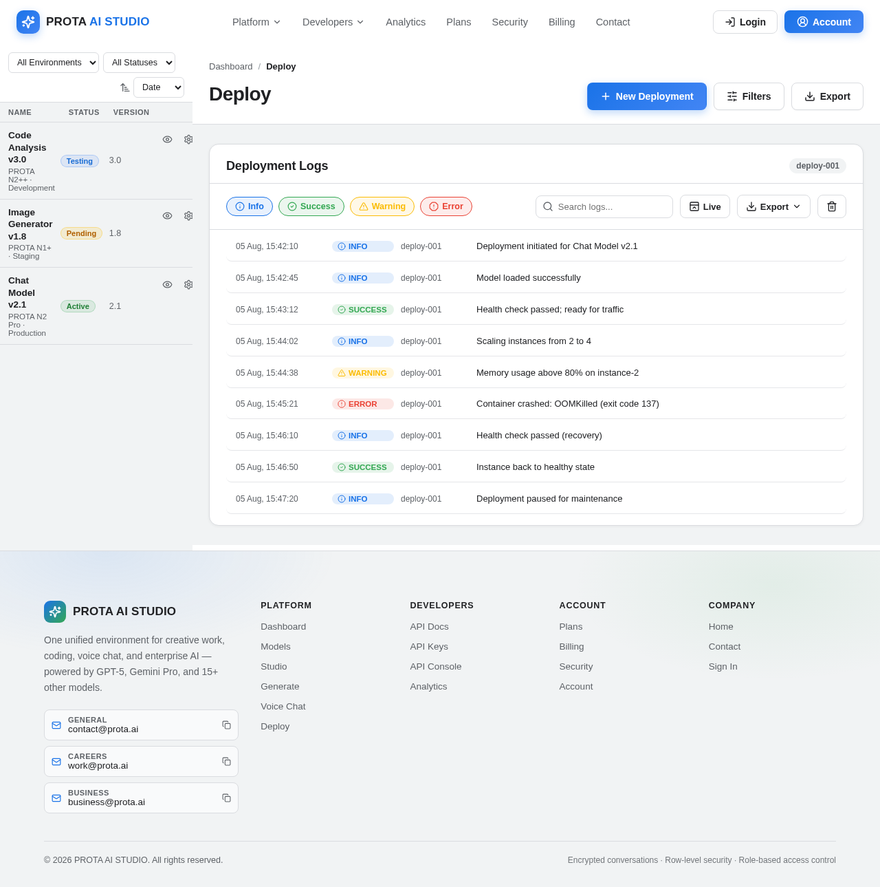 Deploy design preview