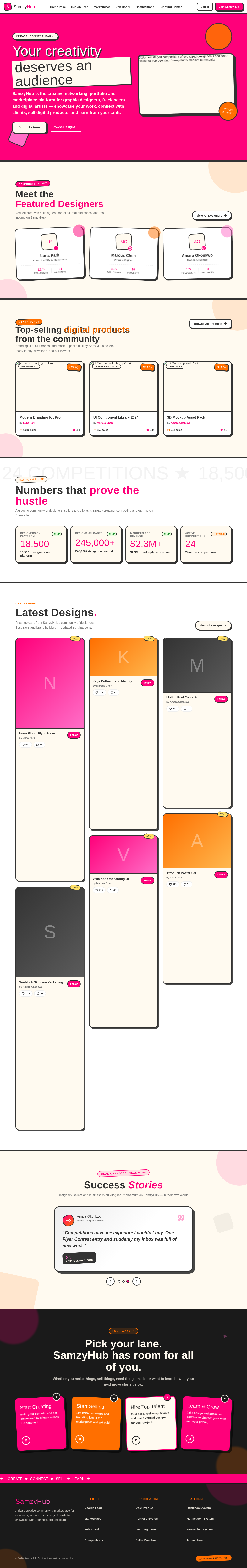 Home Page design preview