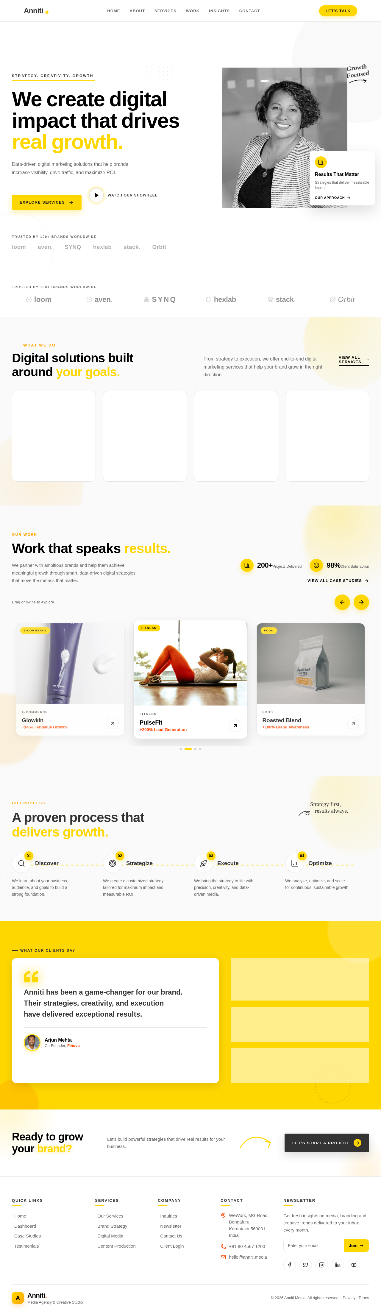 Landing design preview