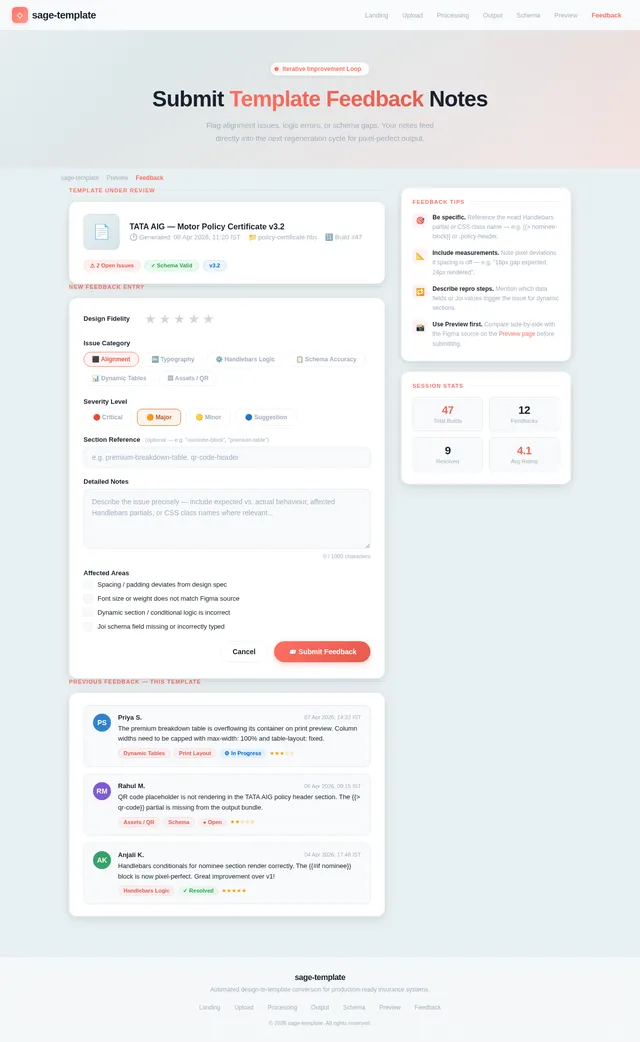 Feedback