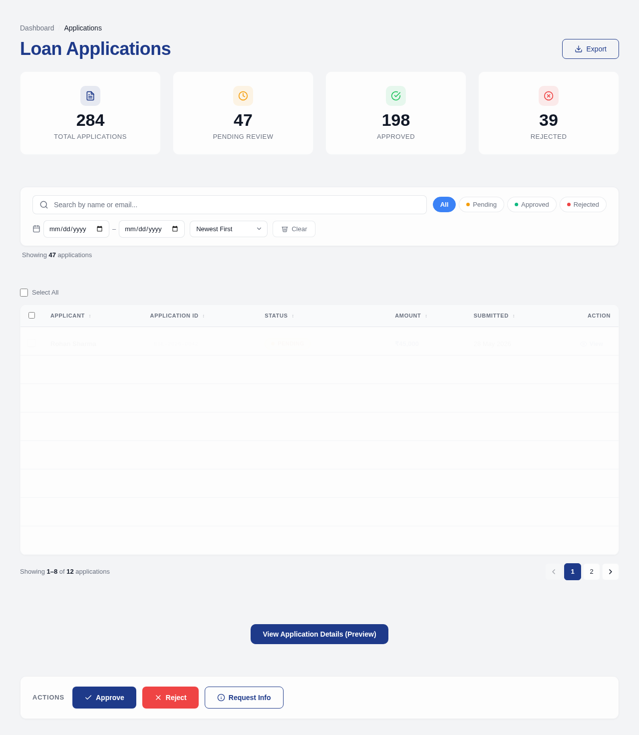 Applications design preview