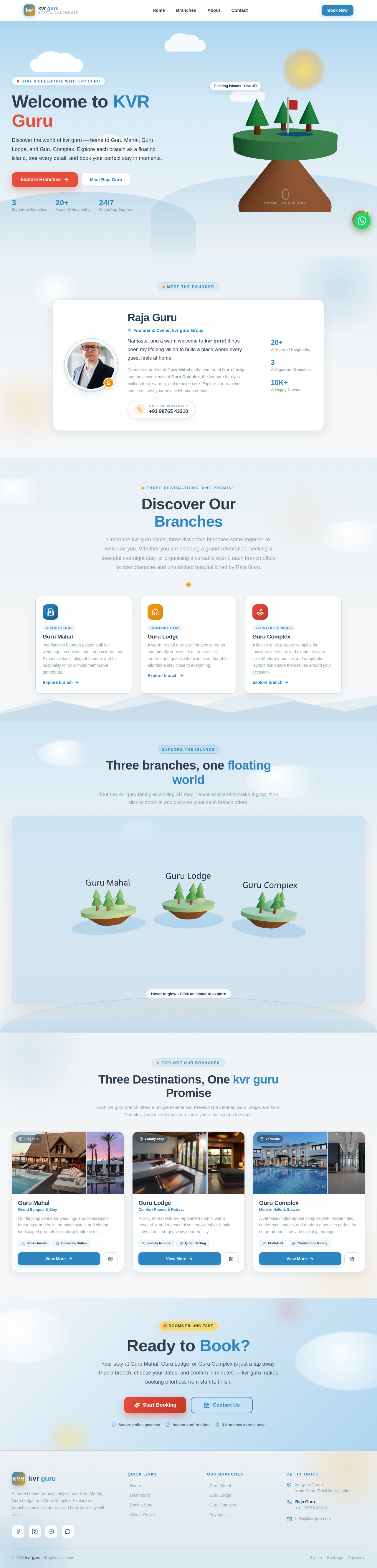 Landing design preview