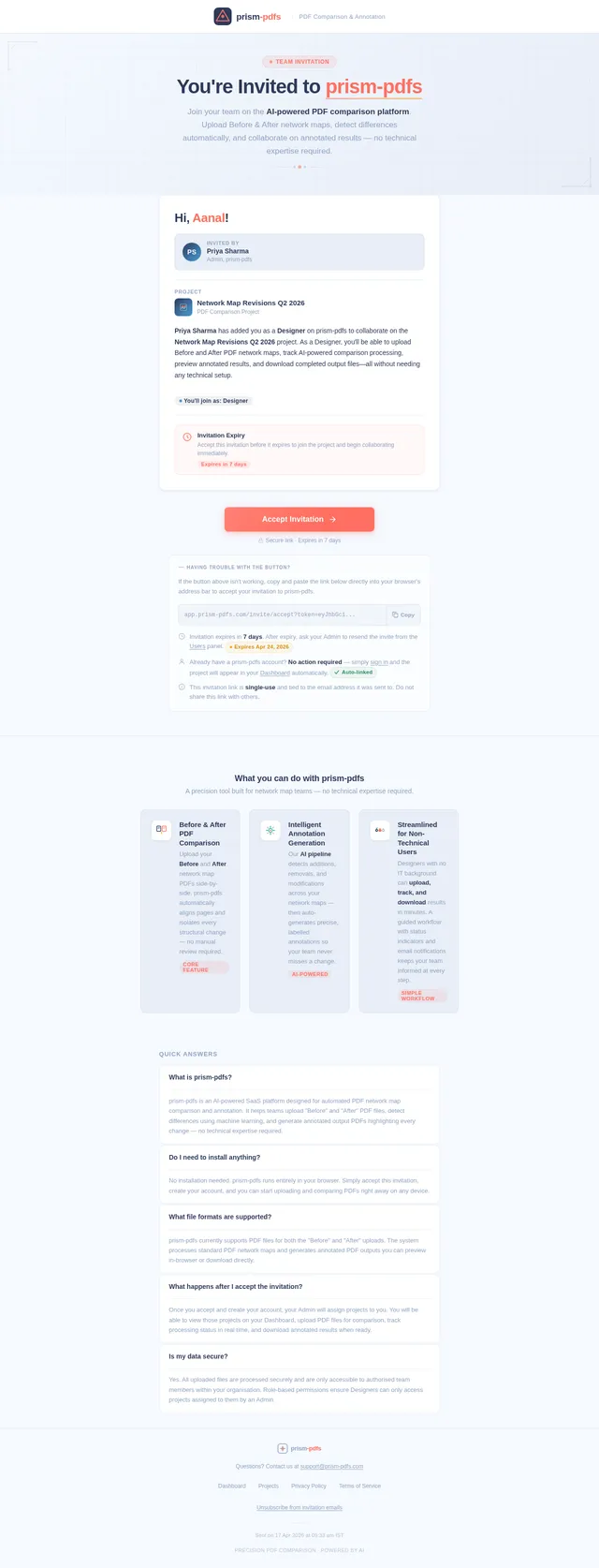 Invite Email
