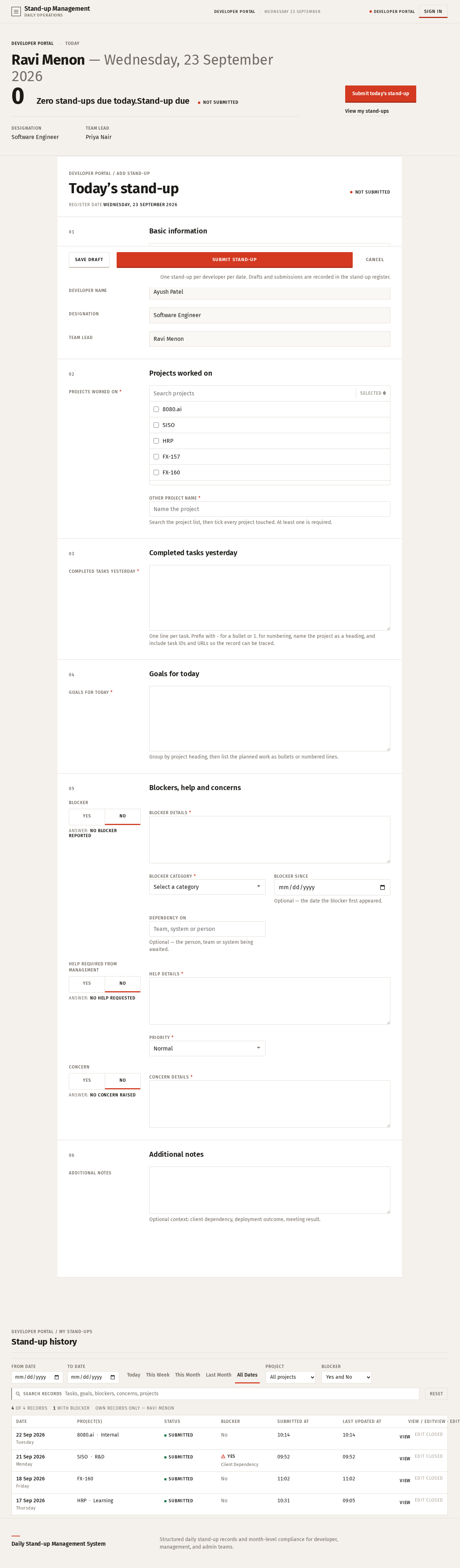 Developer Portal design preview