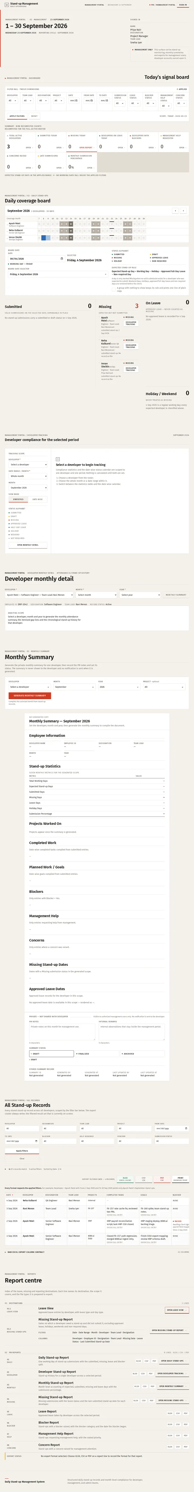 PM / Management Portal
