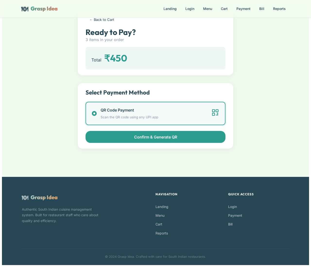 Payment design preview