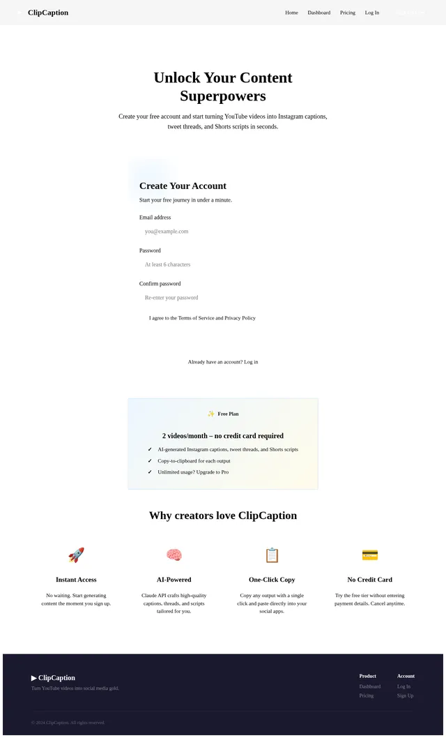 Signup