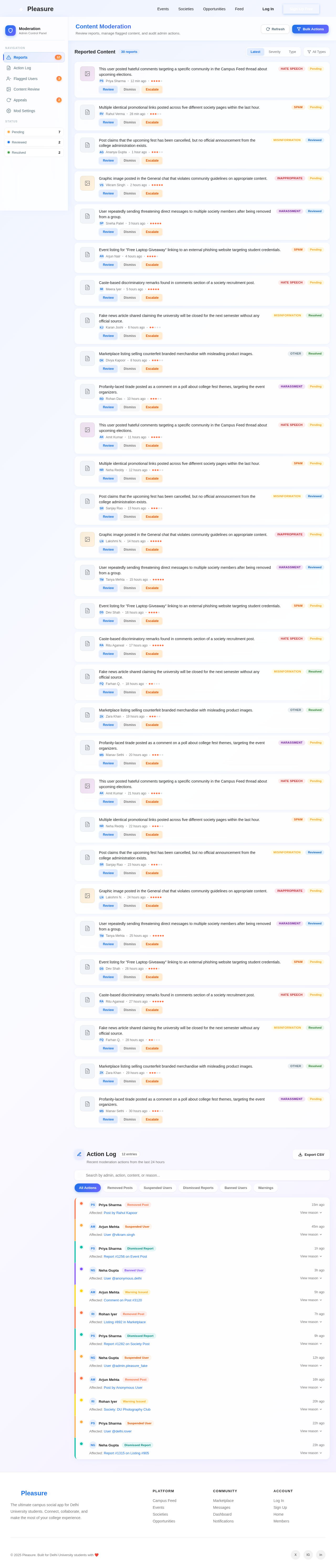 Moderation design preview