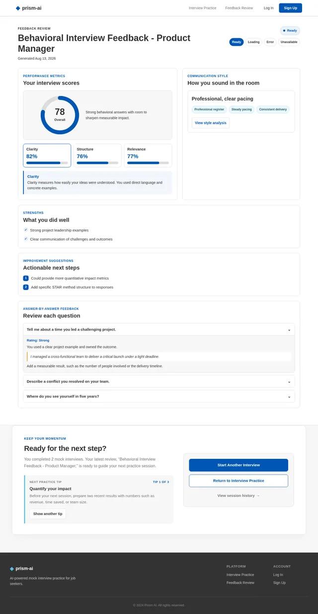 Feedback Review