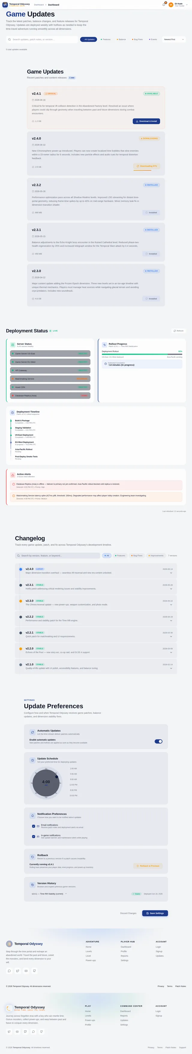 Updates