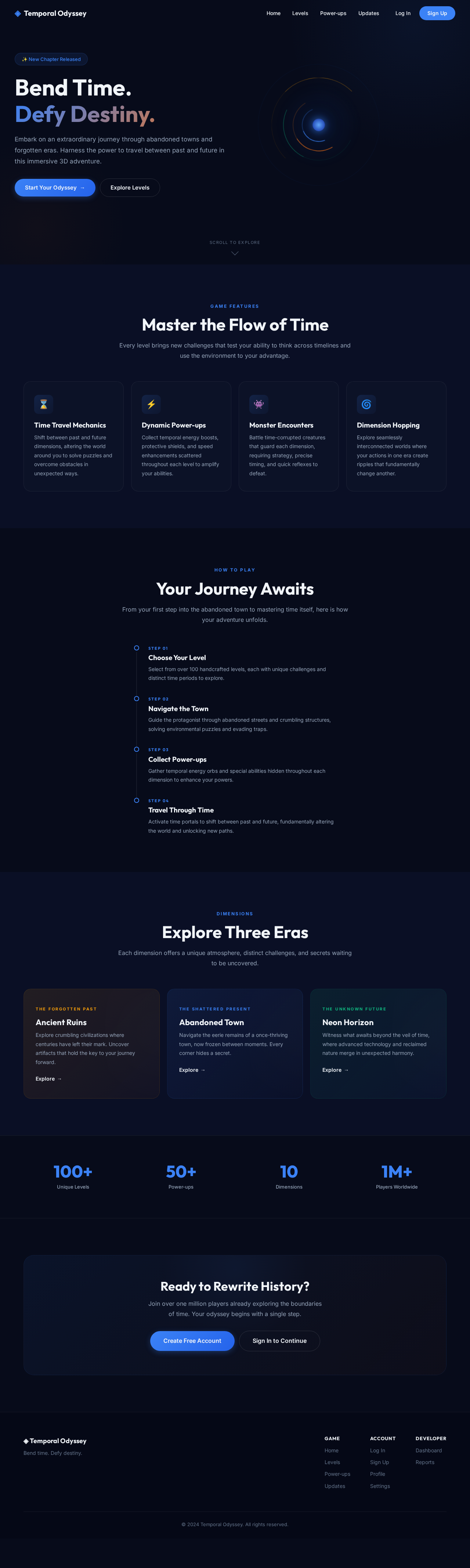 Landing design preview