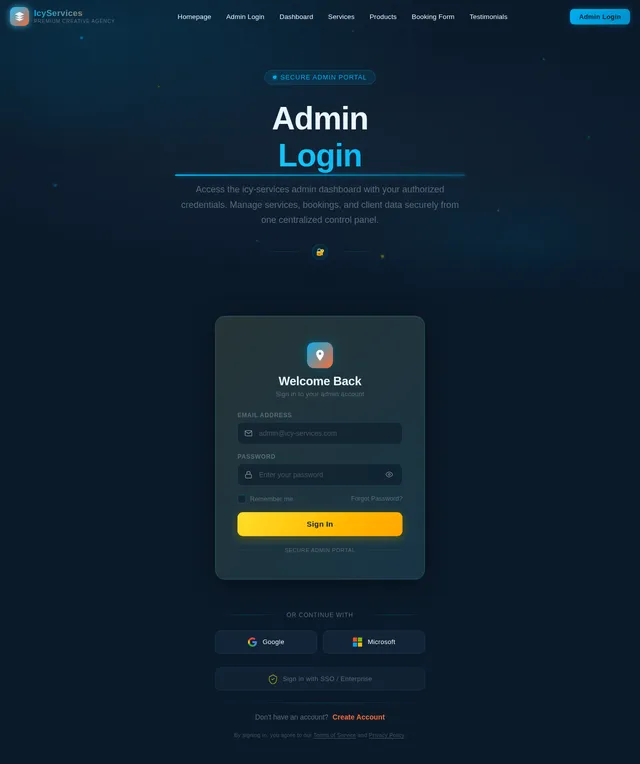 Admin Login