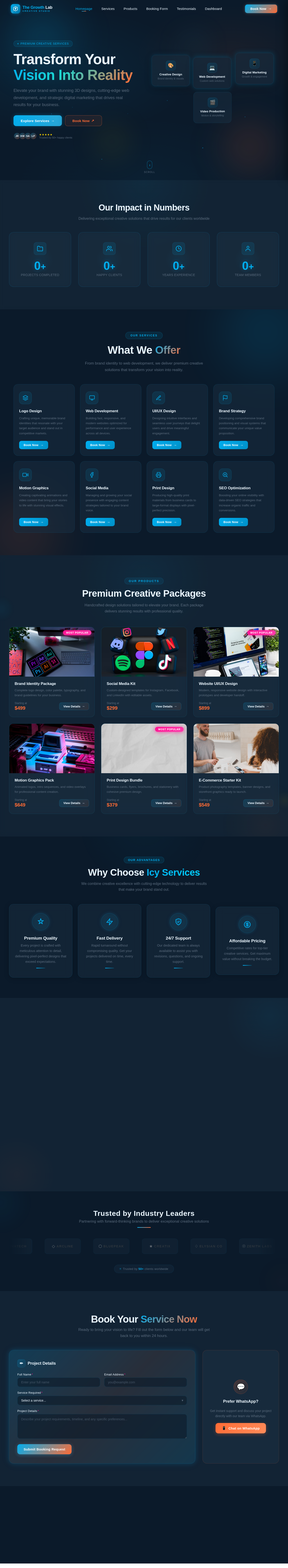 Homepage design preview